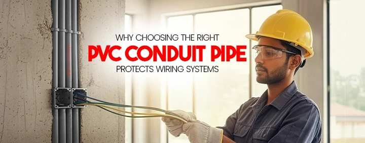 Why Choosing the Right PVC Conduit Pipe Protects Wiring Systems