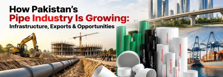 Pakistan's pipe industry growth - infrastructure, exports and construction with Adamjee Durabuilt pipes