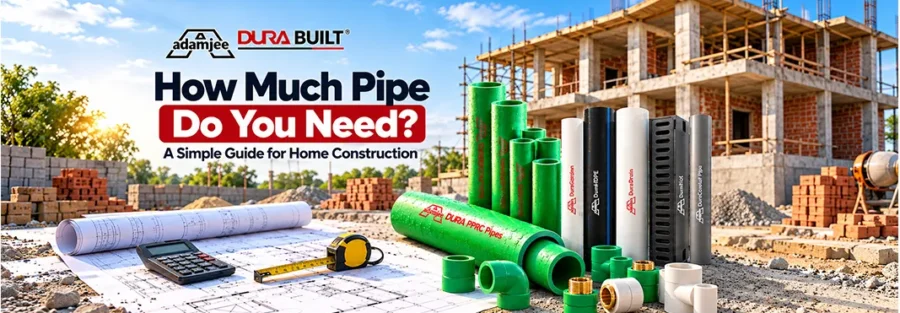 How much pipe do you need for home construction? A guide to estimating plumbing pipes and fittings.